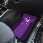 Custom Australia Soccer Car Mats Matildas Go Champions - Purple