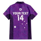 Custom Australia Soccer Hawaiian Shirt Matildas Go Champions - Purple