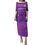 Custom Australia Soccer Puletasi Matildas Go Champions - Purple