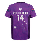 Custom Australia Soccer Rugby Jersey Matildas Go Champions - Purple