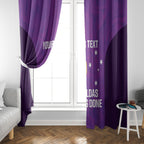 Custom Australia Soccer Window Curtain Matildas Go Champions - Purple
