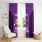 Custom Australia Soccer Window Curtain Matildas Go Champions - Purple