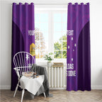 Custom Australia Soccer Window Curtain Matildas Go Champions - Purple