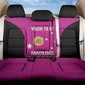 Custom Australia Soccer Back Car Seat Cover Matildas Go Champions - Pink