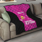 Custom Australia Soccer Quilt Matildas Go Champions - Pink