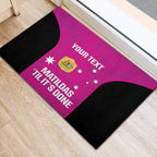 Custom Australia Soccer Rubber Doormat Matildas Go Champions - Pink