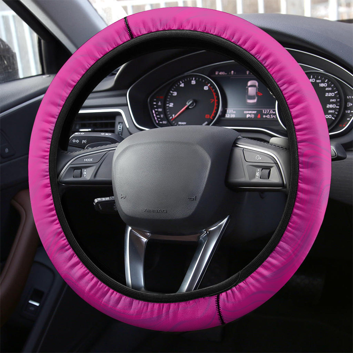 Australia Soccer Steering Wheel Cover Matildas Go Champions - Pink