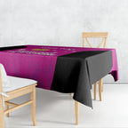 Custom Australia Soccer Tablecloth Matildas Go Champions - Pink