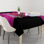Custom Australia Soccer Tablecloth Matildas Go Champions - Pink