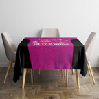 Custom Australia Soccer Tablecloth Matildas Go Champions - Pink