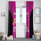 Custom Australia Soccer Window Curtain Matildas Go Champions - Pink