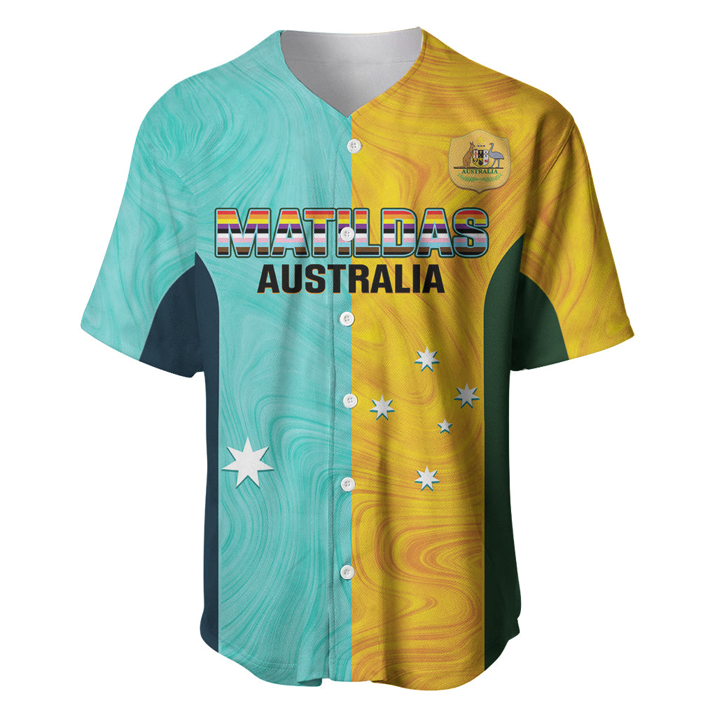 Custom Pride Month Matildas Baseball Jersey Australia Til Its Done Mixed Color