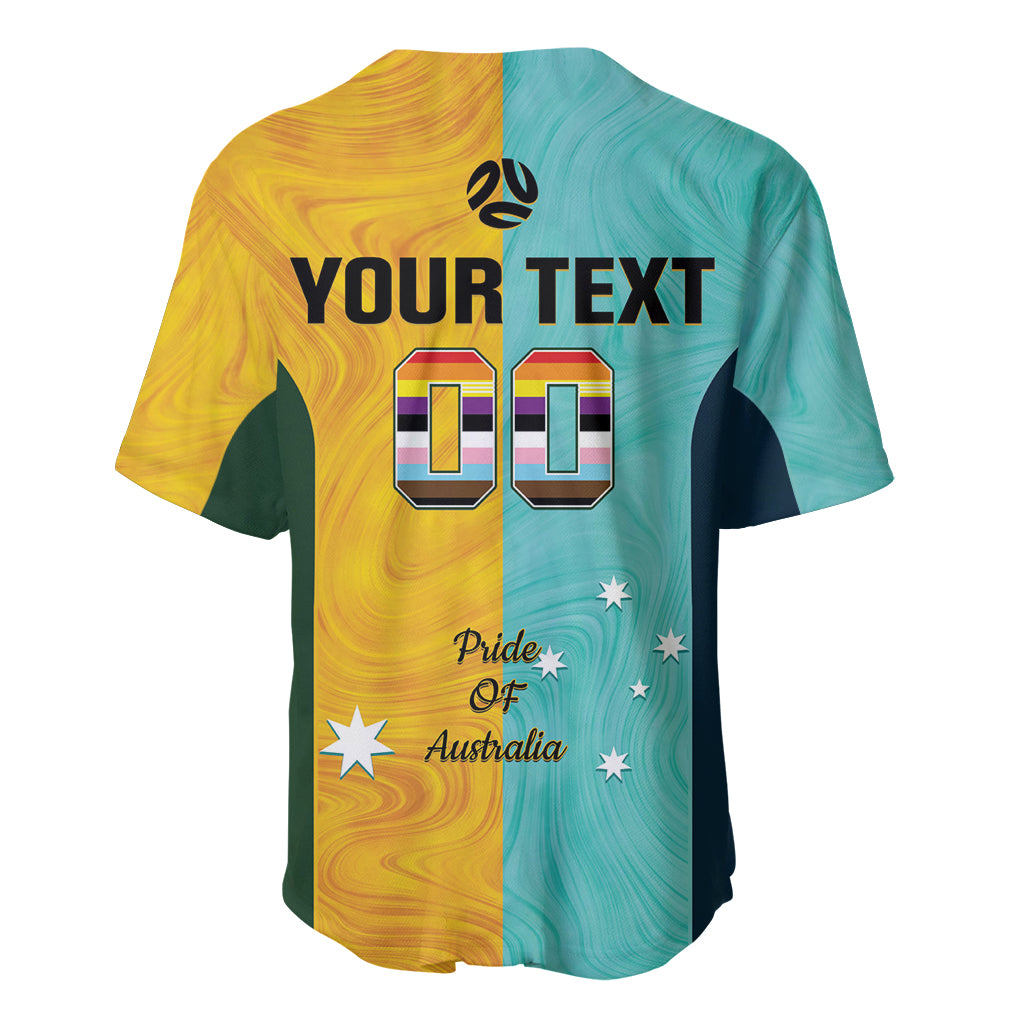 Custom Pride Month Matildas Baseball Jersey Australia Til Its Done Mixed Color