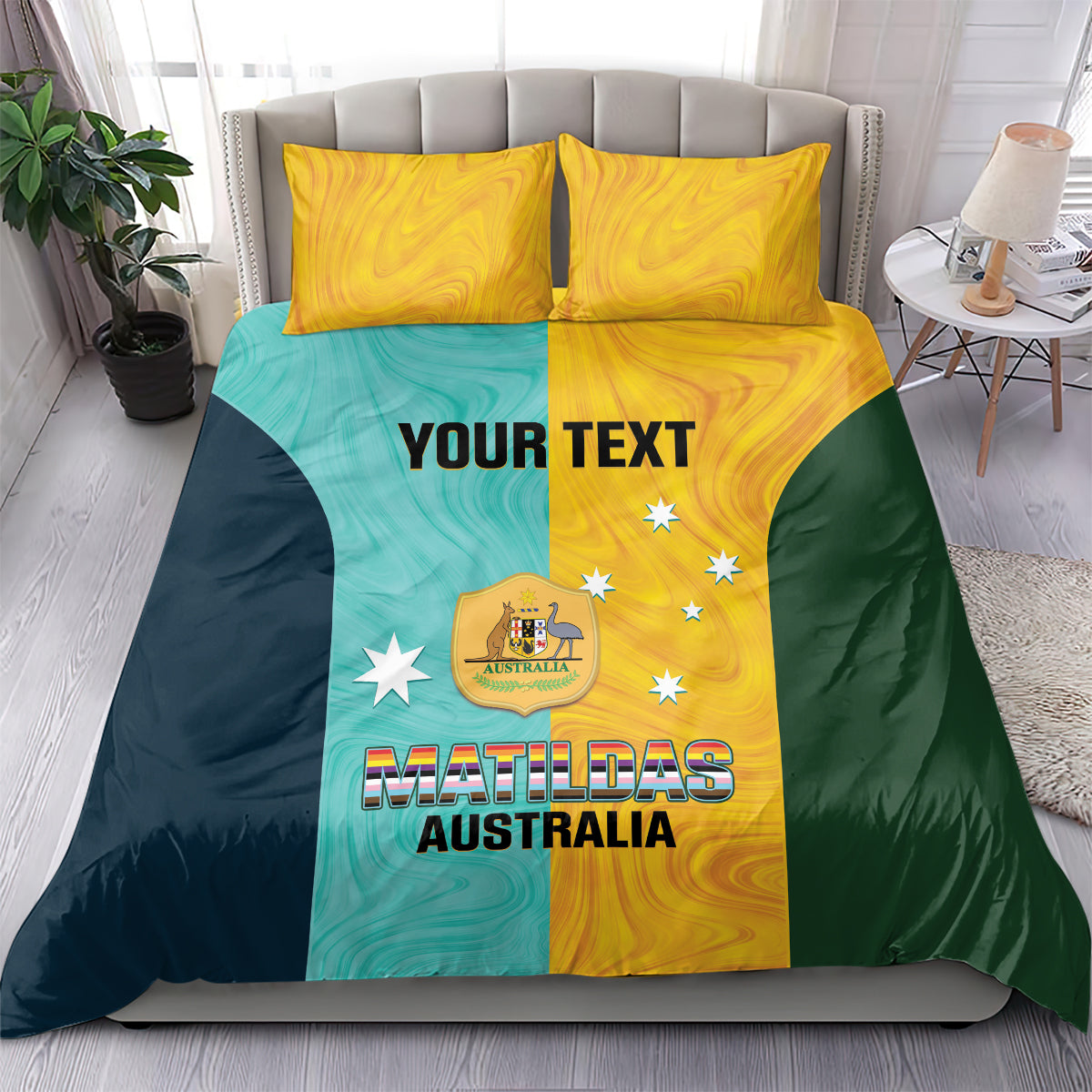 Custom Pride Month Matildas Bedding Set Australia Til Its Done Mixed Color