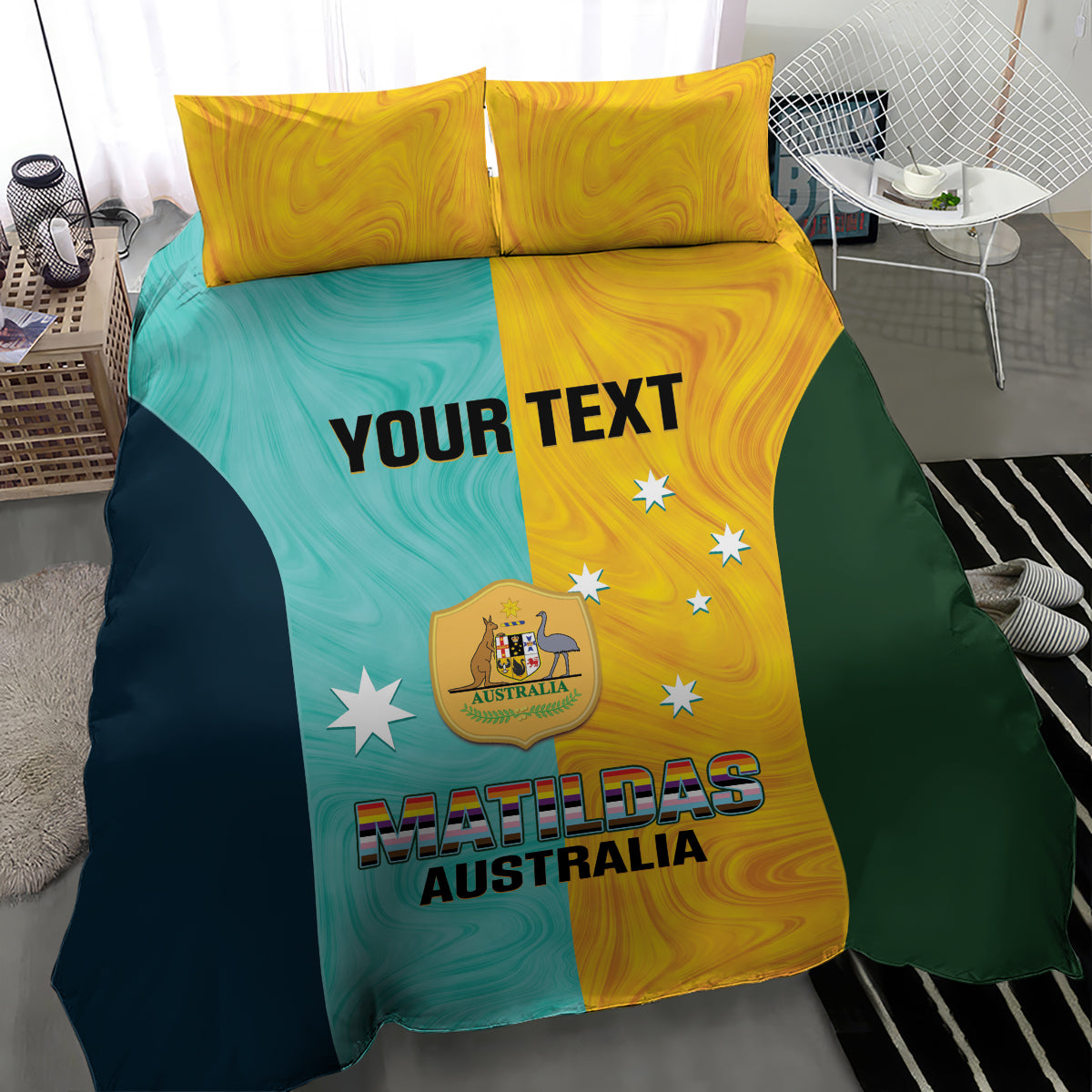 Custom Pride Month Matildas Bedding Set Australia Til Its Done Mixed Color