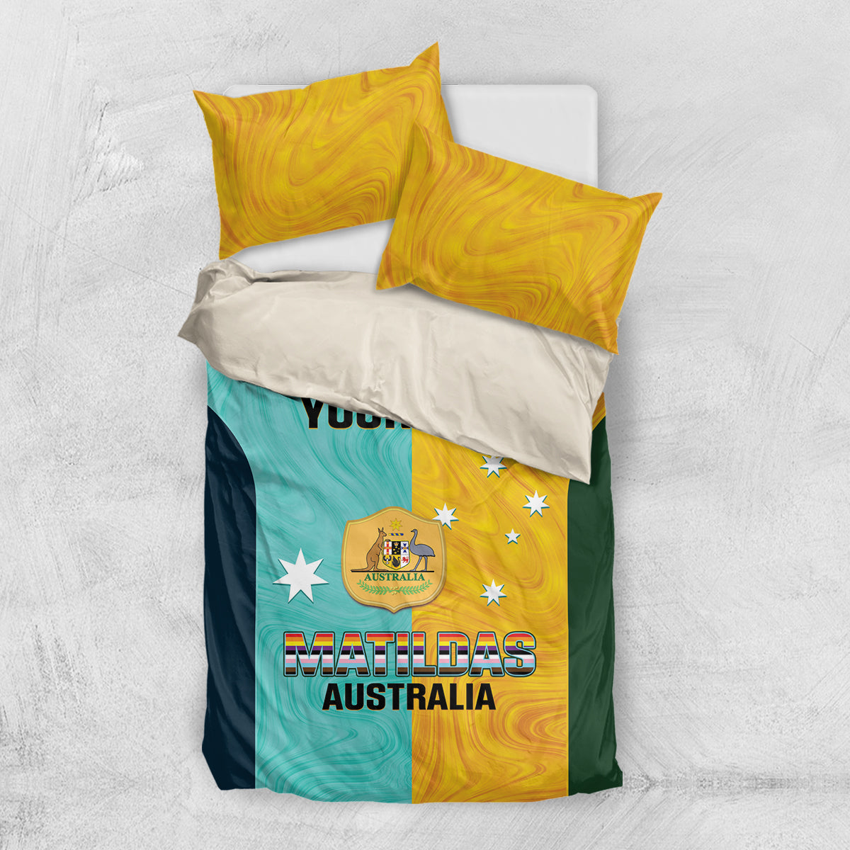 Custom Pride Month Matildas Bedding Set Australia Til Its Done Mixed Color