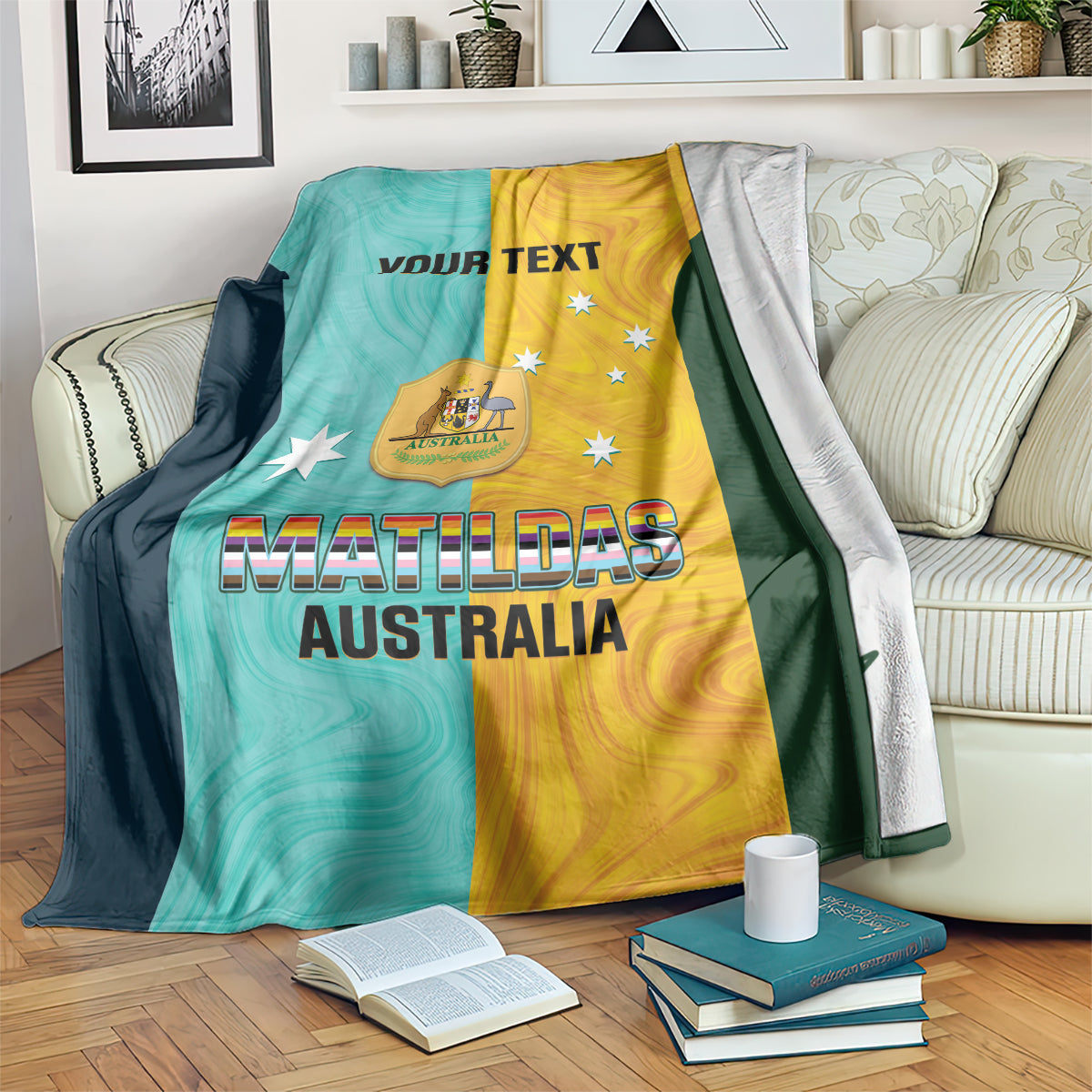 Custom Pride Month Matildas Blanket Australia Til Its Done Mixed Color
