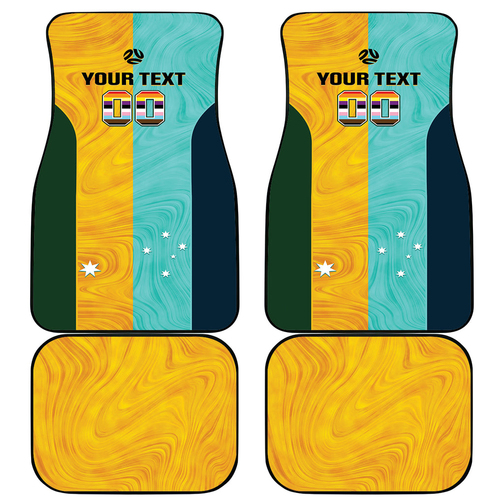 Custom Pride Month Matildas Car Mats Australia Til Its Done Mixed Color