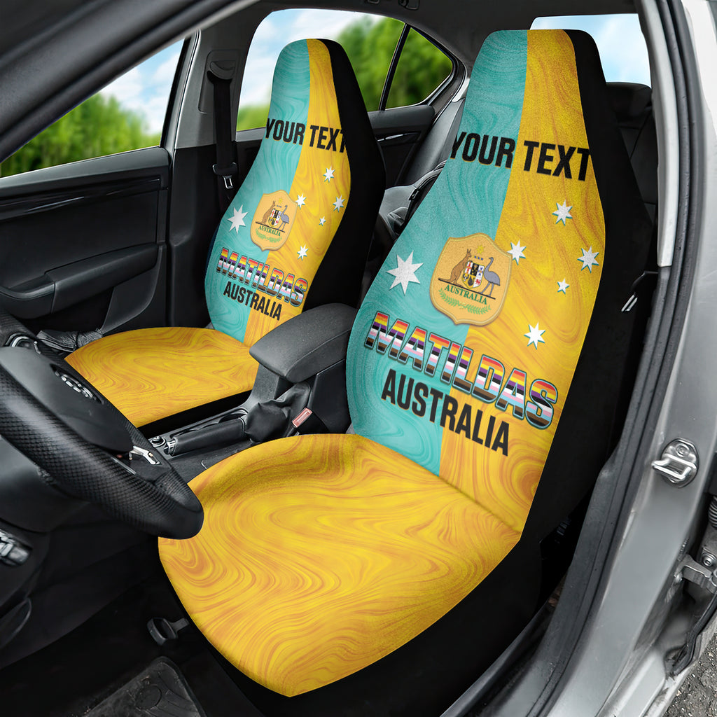 Custom Pride Month Matildas Car Seat Cover Australia Til Its Done Mixed Color