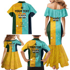 Custom Pride Month Matildas Family Matching Mermaid Dress and Hawaiian Shirt Australia Til Its Done Mixed Color