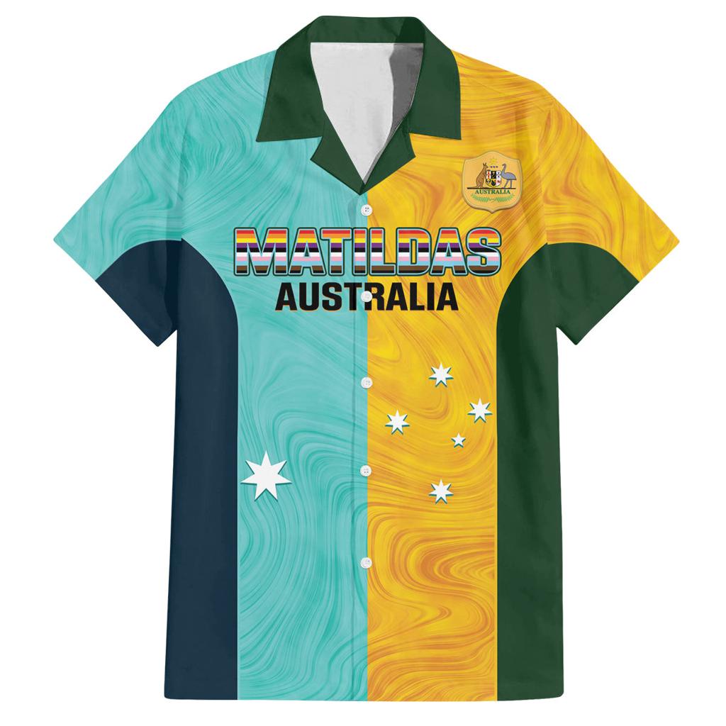 Custom Pride Month Matildas Family Matching Off Shoulder Maxi Dress and Hawaiian Shirt Australia Til Its Done Mixed Color