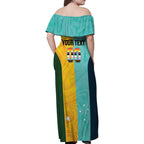 Custom Pride Month Matildas Family Matching Off Shoulder Maxi Dress and Hawaiian Shirt Australia Til Its Done Mixed Color