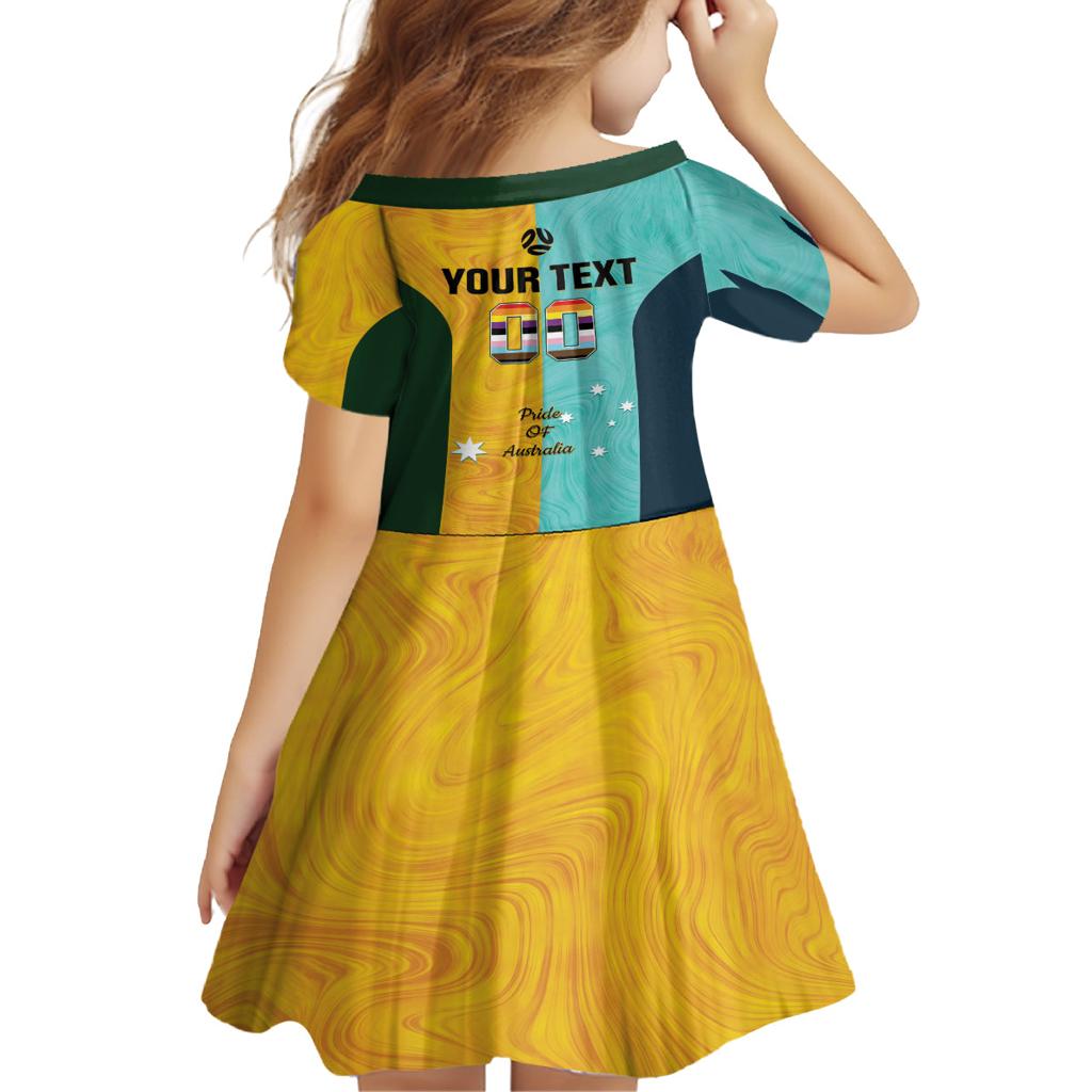 Custom Pride Month Matildas Family Matching Puletasi and Hawaiian Shirt Australia Til Its Done Mixed Color