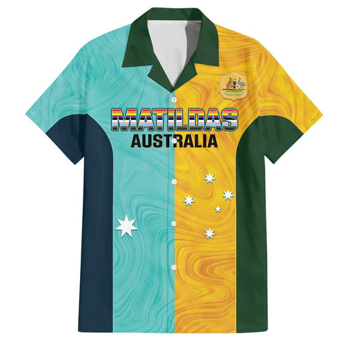Custom Pride Month Matildas Family Matching Puletasi and Hawaiian Shirt Australia Til Its Done Mixed Color