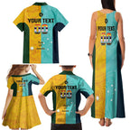 Custom Pride Month Matildas Family Matching Tank Maxi Dress and Hawaiian Shirt Australia Til Its Done Mixed Color