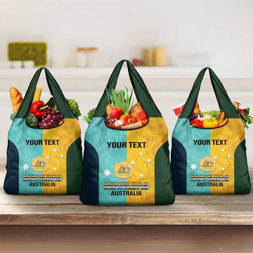 Custom Pride Month Matildas Grocery Bag Australia Til Its Done Mixed Color