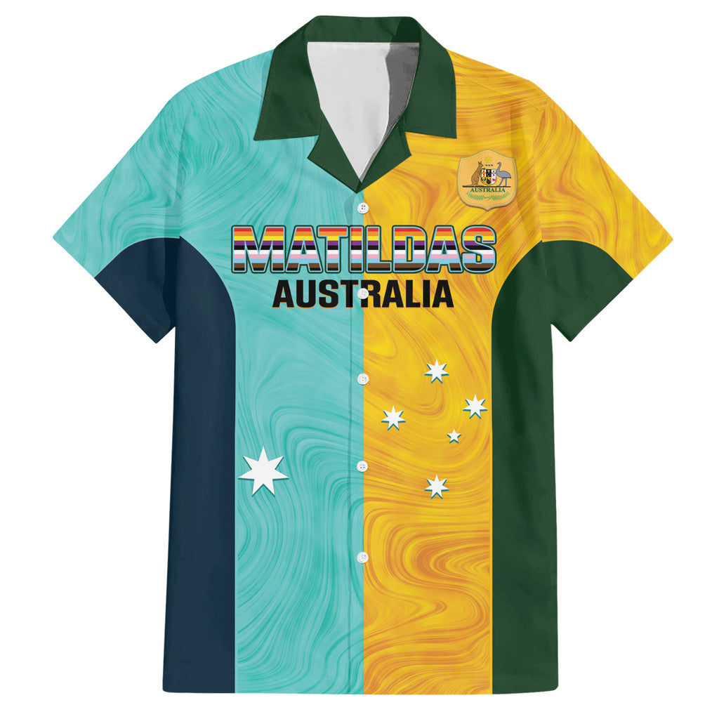 Custom Pride Month Matildas Hawaiian Shirt Australia Til Its Done Mixed Color