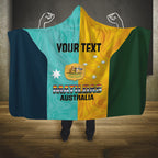 Custom Pride Month Matildas Hooded Blanket Australia Til Its Done Mixed Color