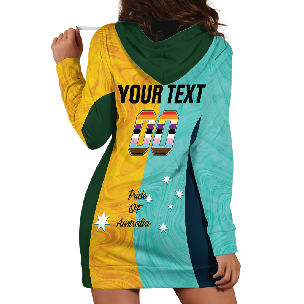 Custom Pride Month Matildas Hoodie Dress Australia Til Its Done Mixed Color