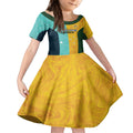 Custom Pride Month Matildas Kid Short Sleeve Dress Australia Til Its Done Mixed Color