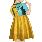 Custom Pride Month Matildas Kid Short Sleeve Dress Australia Til Its Done Mixed Color
