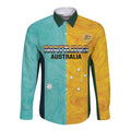 Custom Pride Month Matildas Long Sleeve Button Shirt Australia Til Its Done Mixed Color