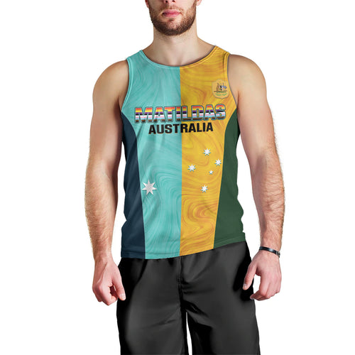 Custom Pride Month Matildas Men Tank Top Australia Til Its Done Mixed Color