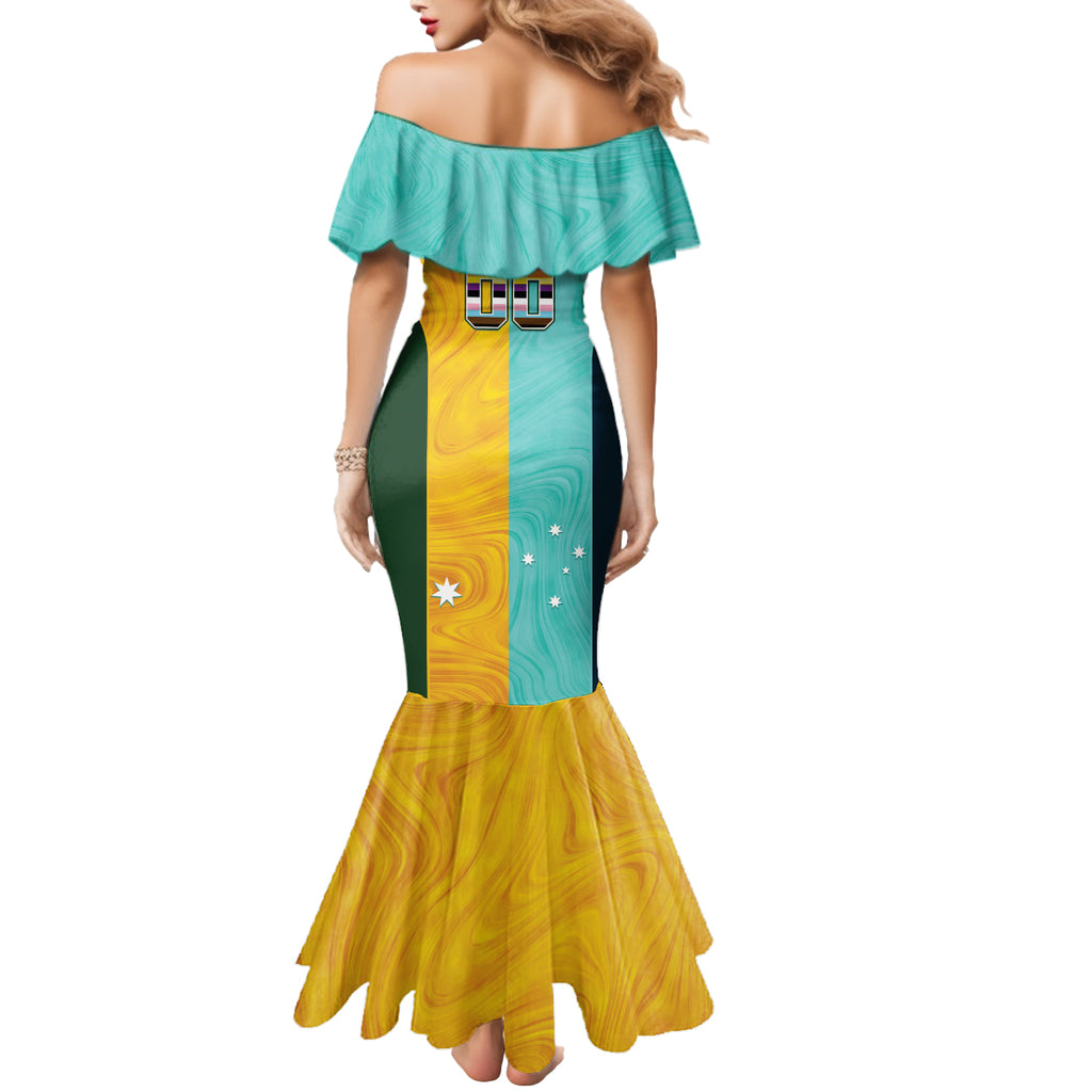 Custom Pride Month Matildas Mermaid Dress Australia Til Its Done Mixed Color