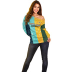 Custom Pride Month Matildas Off Shoulder Sweater Australia Til Its Done Mixed Color