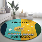 Custom Pride Month Matildas Round Carpet Australia Til Its Done Mixed Color