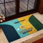 Custom Pride Month Matildas Rubber Doormat Australia Til Its Done Mixed Color