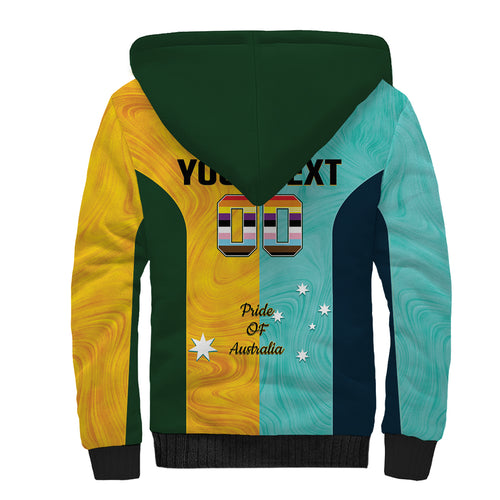 Custom Pride Month Matildas Sherpa Hoodie Australia Til Its Done Mixed Color