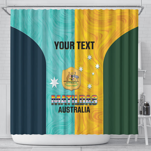 Custom Pride Month Matildas Shower Curtain Australia Til Its Done Mixed Color
