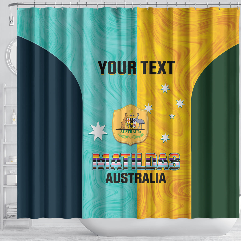 Custom Pride Month Matildas Shower Curtain Australia Til Its Done Mixed Color