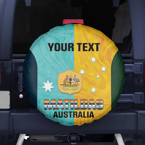 Custom Pride Month Matildas Spare Tire Cover Australia Til Its Done Mixed Color