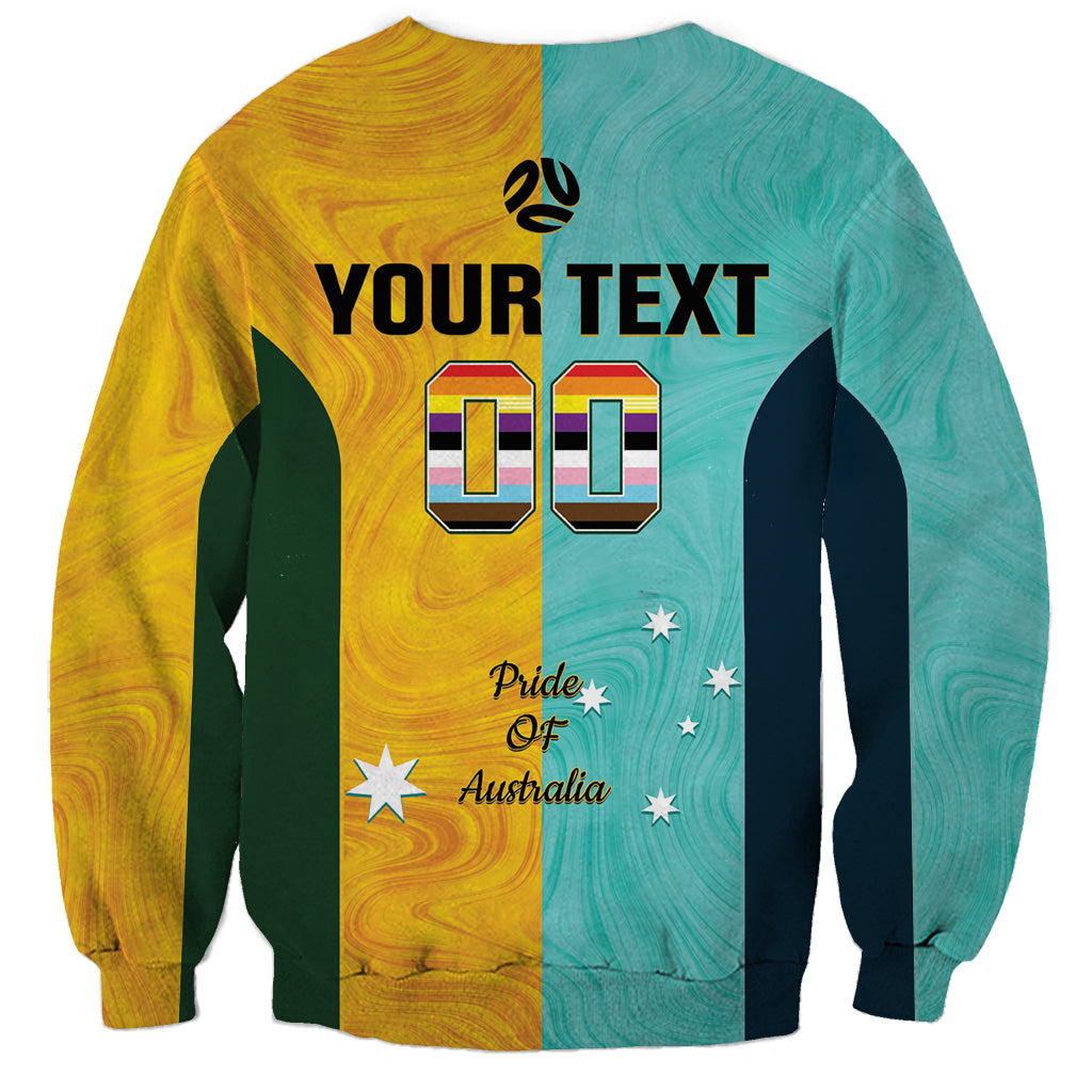 Custom Pride Month Matildas Sweatshirt Australia Til Its Done Mixed Color