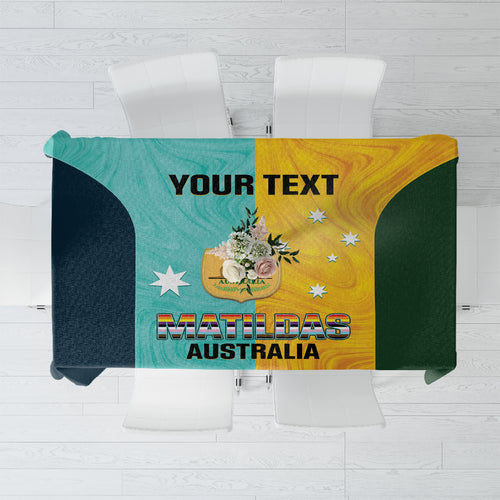 Custom Pride Month Matildas Tablecloth Australia Til Its Done Mixed Color