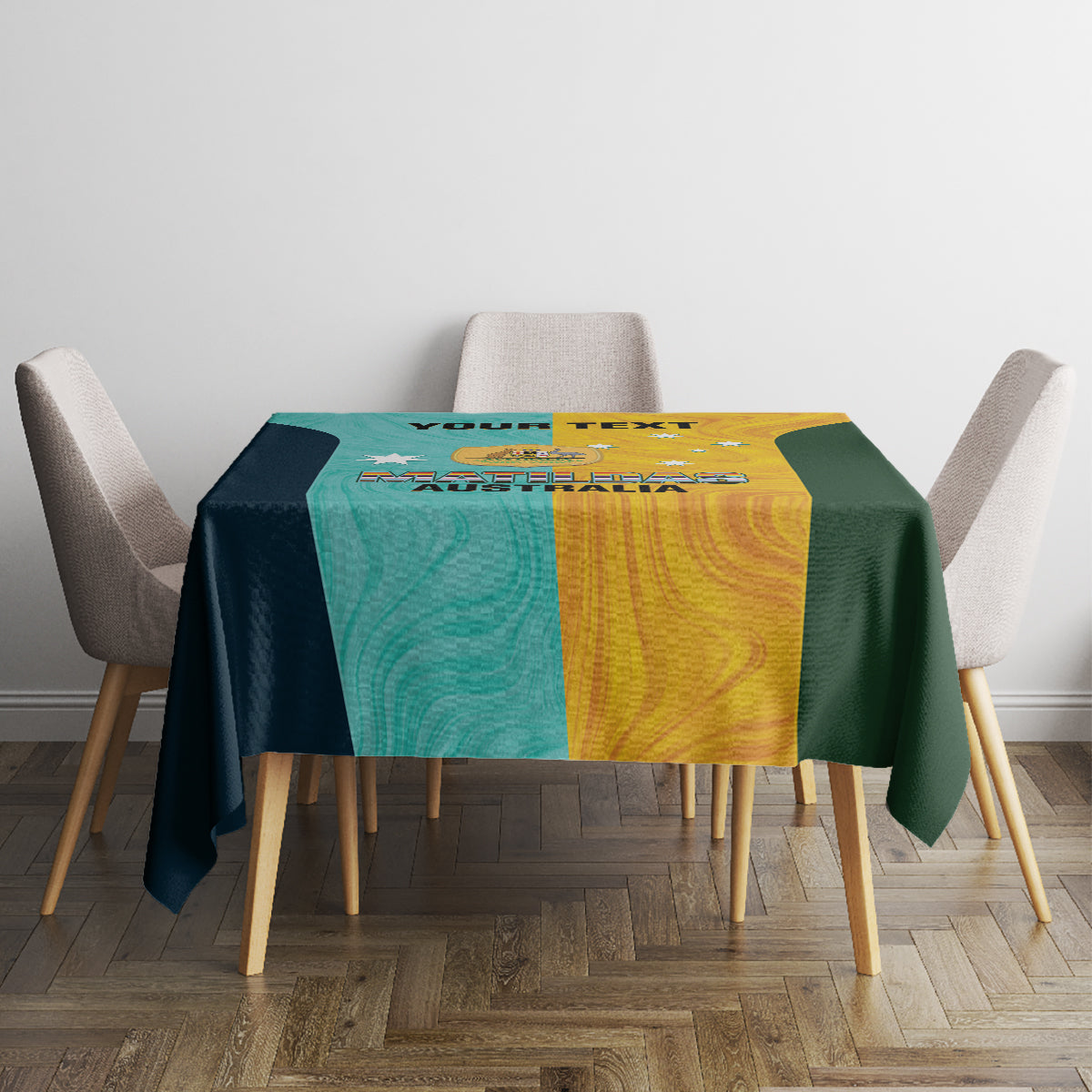 Custom Pride Month Matildas Tablecloth Australia Til Its Done Mixed Color