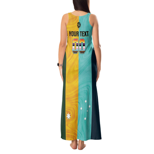 Custom Pride Month Matildas Tank Maxi Dress Australia Til Its Done Mixed Color