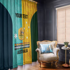 Custom Pride Month Matildas Window Curtain Australia Til Its Done Mixed Color